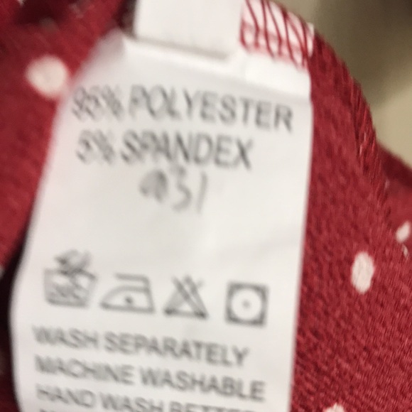 Mini faux wrap tie front dress. XL, NWOT - Picture 8 of 8